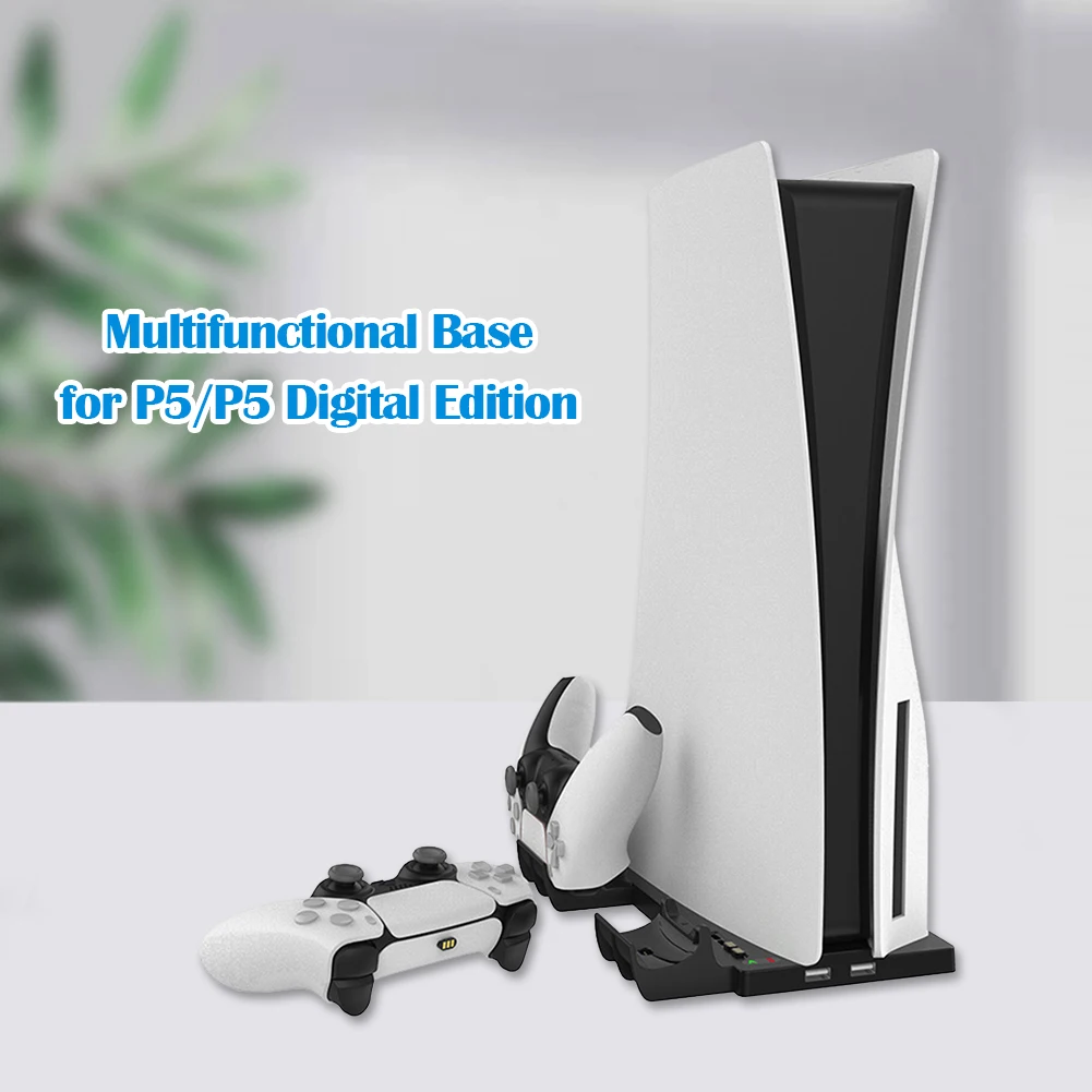 electronic machine accessories dual controller charger power stand for sony playstation 5ps5 digital version free global shipping