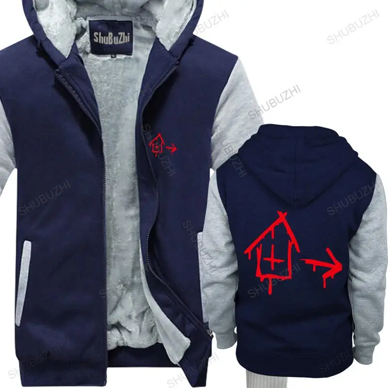

homme cotton hoodies zipper Men Left 4 Dead - Safehouse brand winter hoodie warm jacket fleece hoody male coat