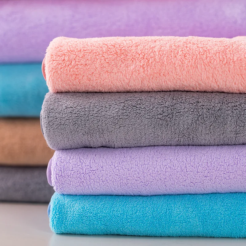 Полотенце из кораллового бархата сверхтонкое волокно домашнее банное полотенце