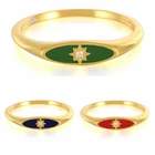 Эмалированные кольца BOAKO Анис звезда для женщин и девушек серебро 925 пробы 2021 модные кольца женские ювелирные изделия минималистичные парные кольца