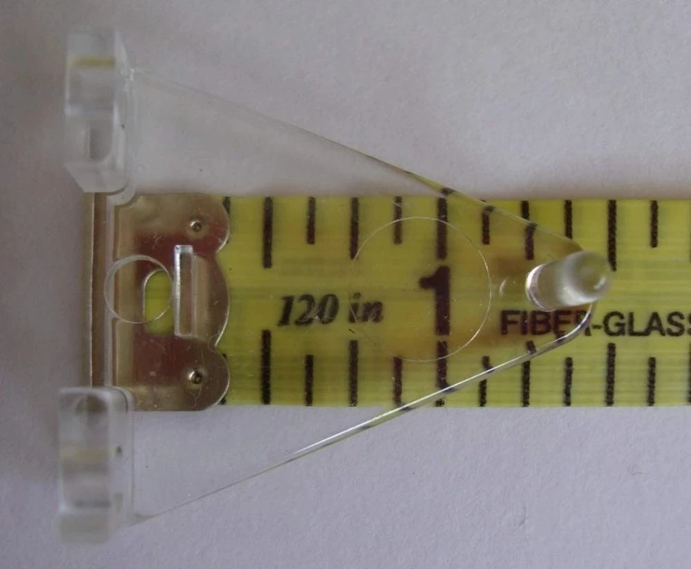 Пластиковый держатель для персы горизонтальный прозрачный 2 pulgadas 40