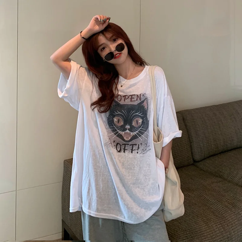 Футболка модная летняя Корейская версия 2021 футболка новая свободная средняя и