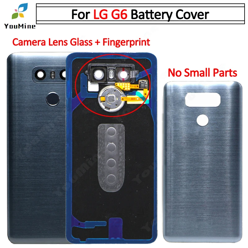 Задняя крышка для LG G6 LS993 US997 VS998 H870 H871 H872 H873 стеклянная аккумулятора Корпус задней