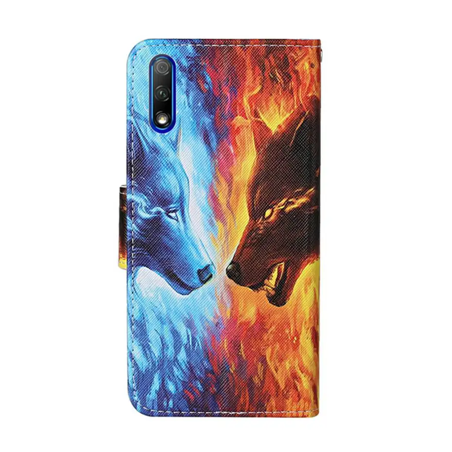 Чехол для Honor 9A 9X Pro роскошный кожаный чехол телефона Huawei 8X Lite книжка 20 10i