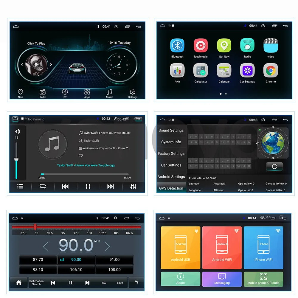 Вращающийся 1DIN Android 9,1 автомобильный Радио мультимедийный плеер gps Wifi Bluetooth Автомобильный MP5 Аудио Стерео Зеркало Ссылка Универсальный