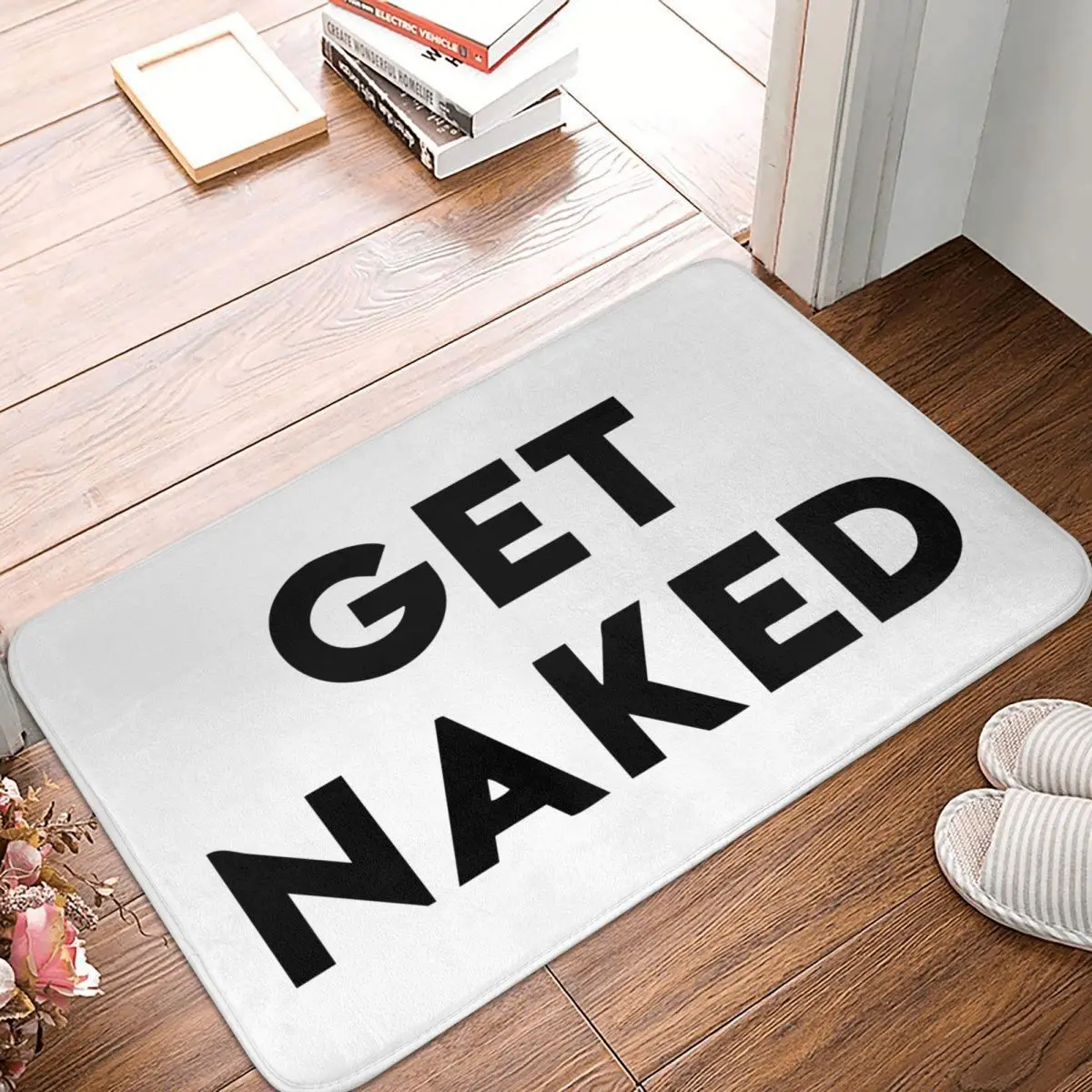 

GET-NAKED Polyester Doormat Rug carpet Mat Footpad Non-slip Water oil proofEntrance Kitchen Bedroom balcony Cartoon