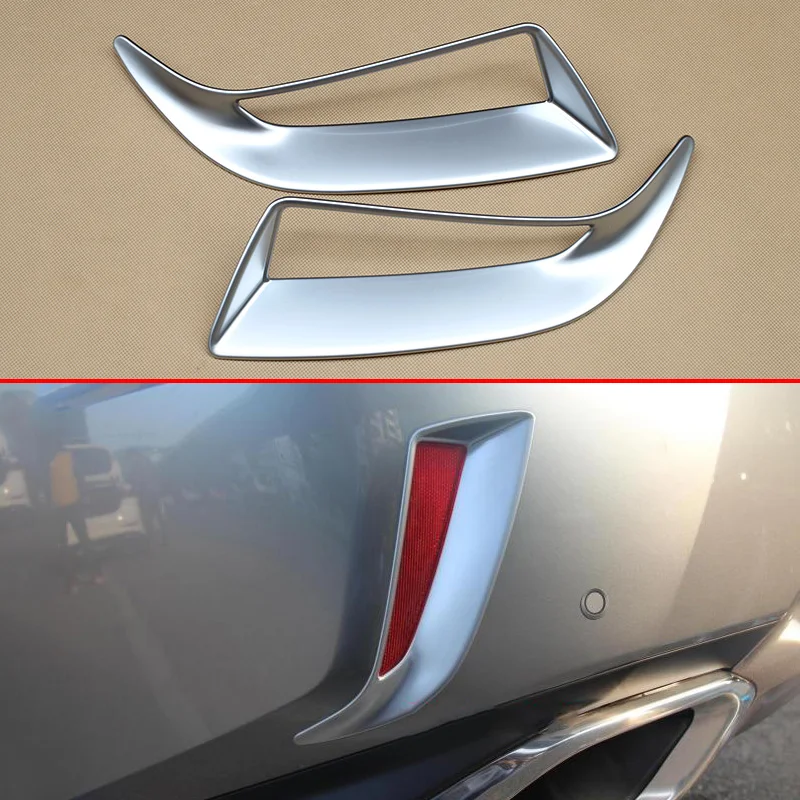 Матовый хромированный задний противотуманный светильник накладка на фонарь