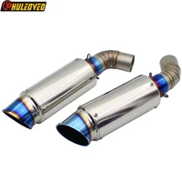 motorcycle exhaust muffler escape demper link pipe for ducati 796 795 2010 2014 696 2008 2014 motorbike muffler connector pipe
