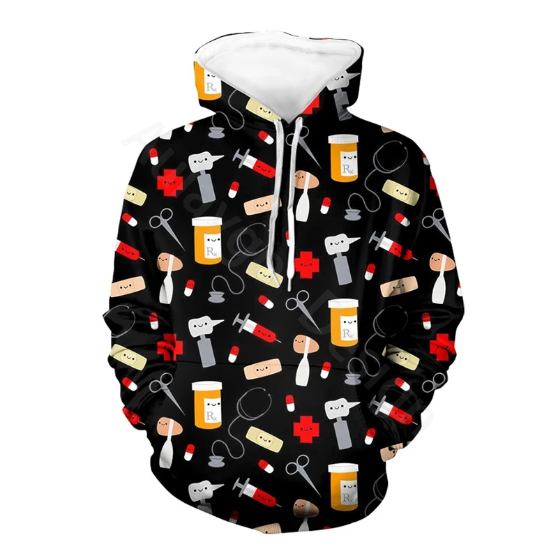 Толстовка женская с мультяшным принтом ЭКГ спортивный костюм в Корейском стиле