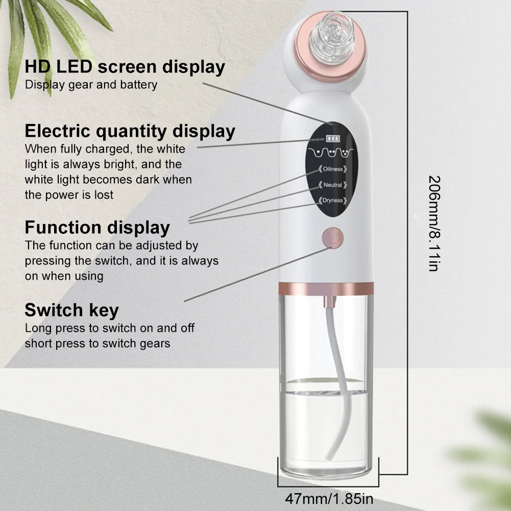 Электрический вакуумный очиститель для лица устройство удаления черных точек