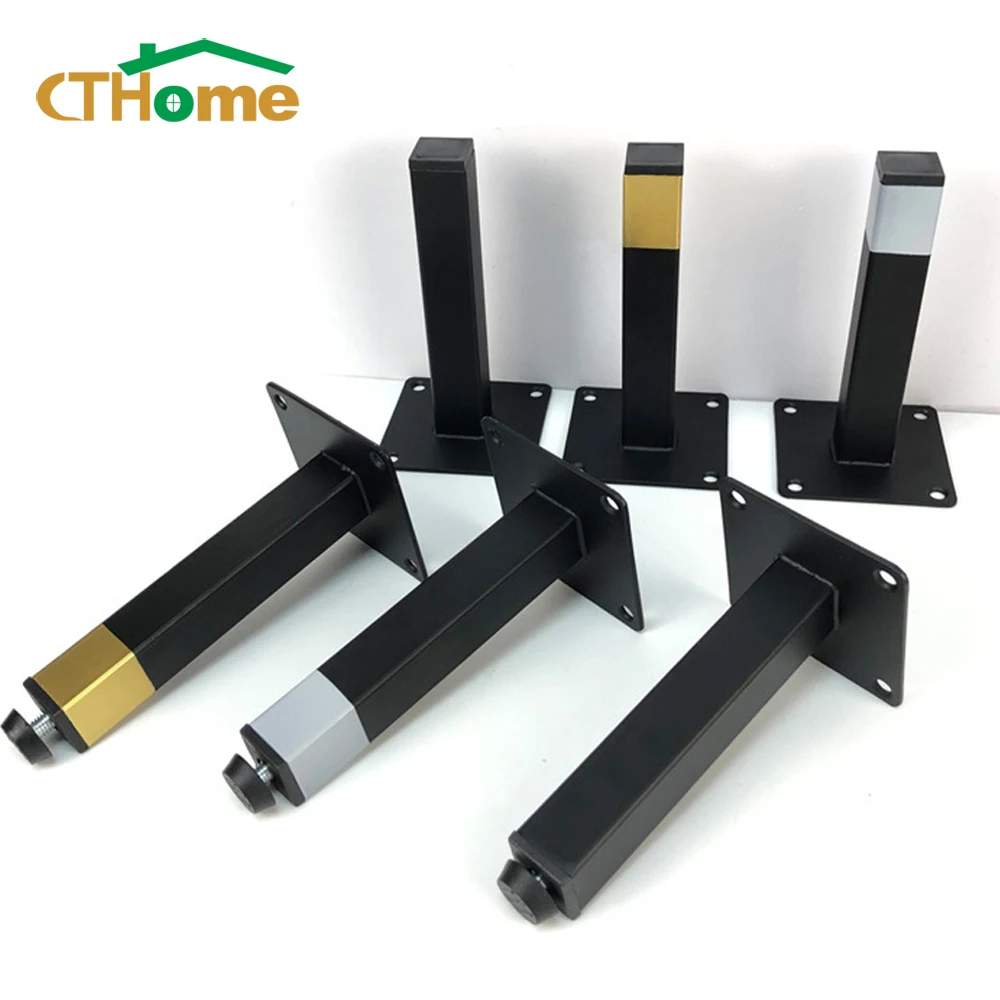 

4pcs Furniture Legs Metal Cabinet Foot Home Hardware Fittings Replacement Feet TV Stand Bathroom Dressing Coffee Table Sofa Legs