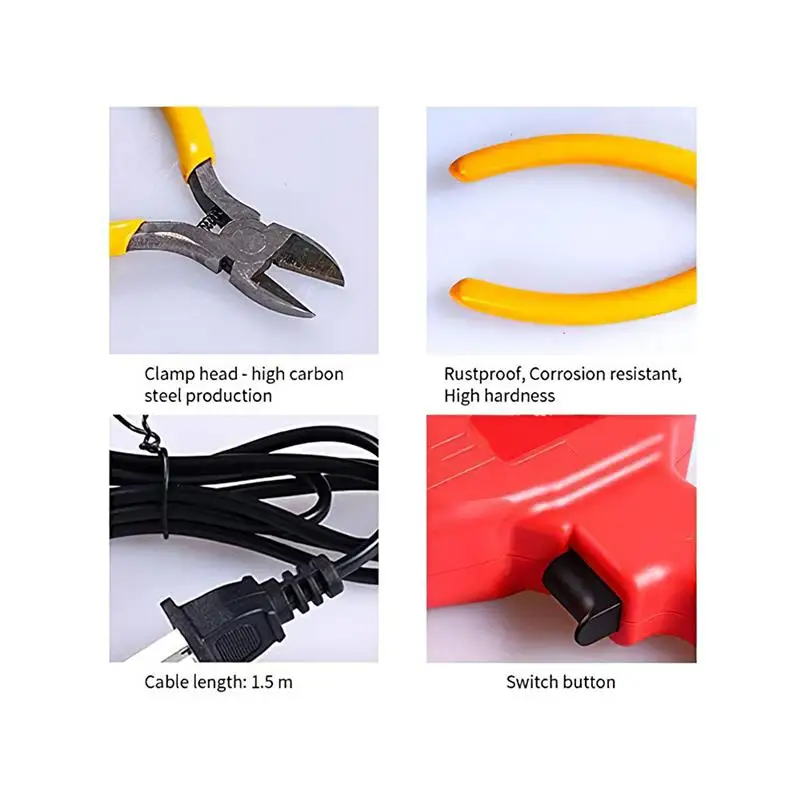 

New 50W Hot Stapler Plastic Welding Machine Cutting Pliers Car Bumper Repair Kit Welding Repairing Machine Welder Gun Repairing