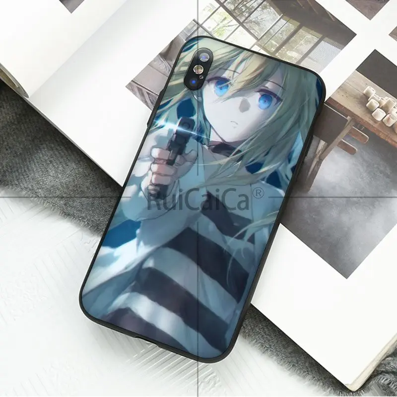 Ruicaica аниме Ангел смерти на заказ фото мягкий чехол для телефона iPhone 8 7 6 6S Plus 5 5S SE XR