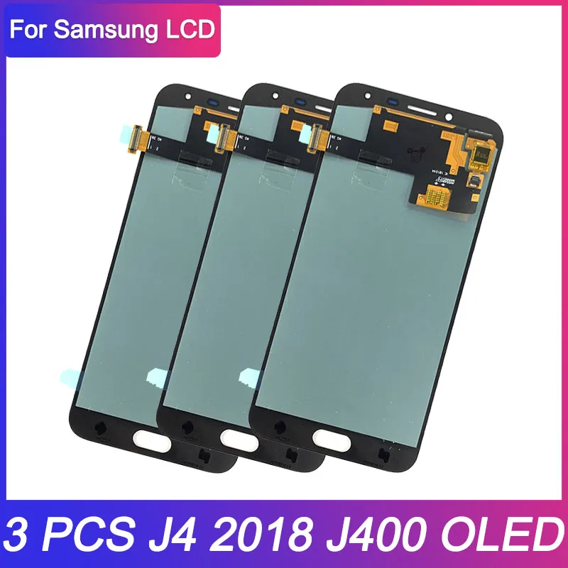 3 шт. сенсорный ЖК-дисплей для Samsung Galaxy J4 2018 J400 J400F J400H J400M J400G/DS |