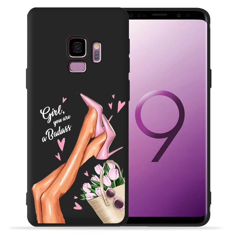 Сексуальная девушка Роскошный чехол для телефона samsung Galaxy S9 S8 S10 Plus S7 S6 Edge S10 Lite Note9 8 10 Pro чехол Etui - Цвет: 06