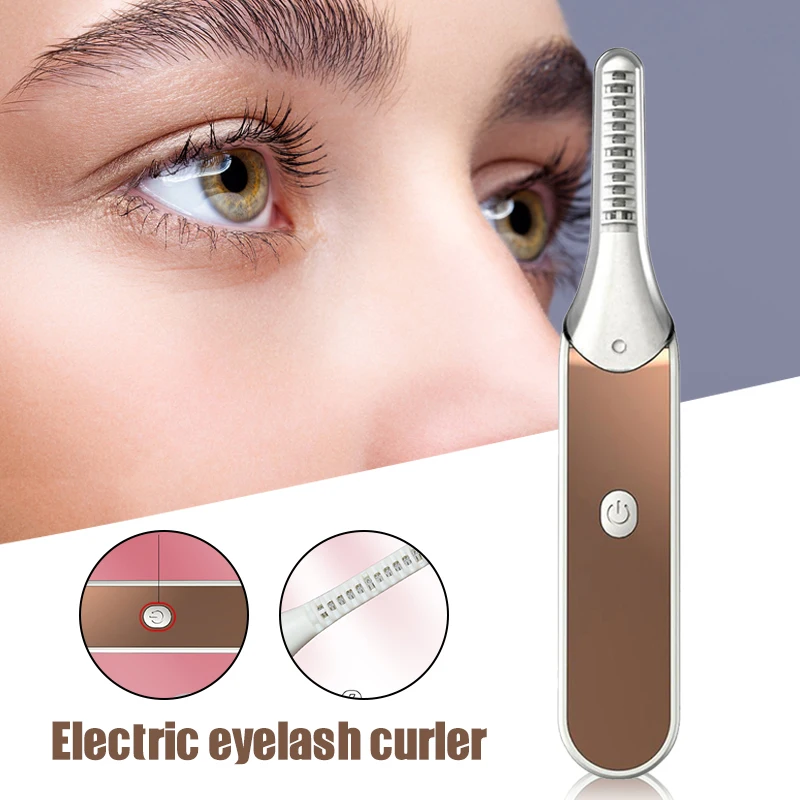 

Electric Heated Lash Curler Electric Pen Long Lasting Curling Eye Lashes Portable Makeup Tool MA