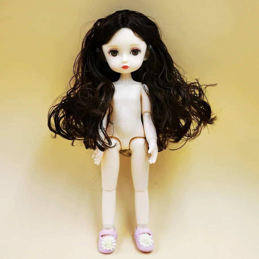 26 см 16 13 подвижных шарнирных кукол 1/6 BJD милые 4D глаза ресницы детские женские