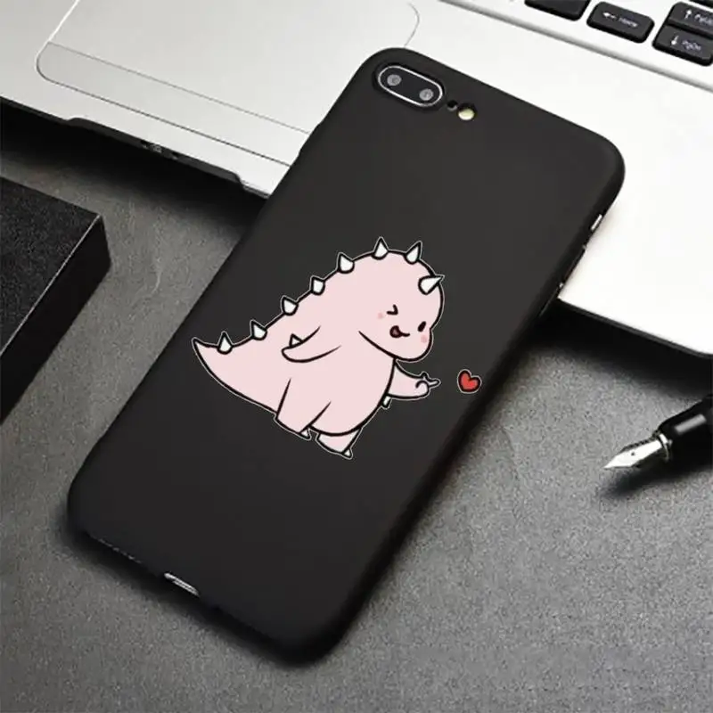 

Cute dinosaur BBF double Phone Case for iPhone 12 11 mini pro XS MAX 8 7 6 6S Plus X 5S SE 2020 XR