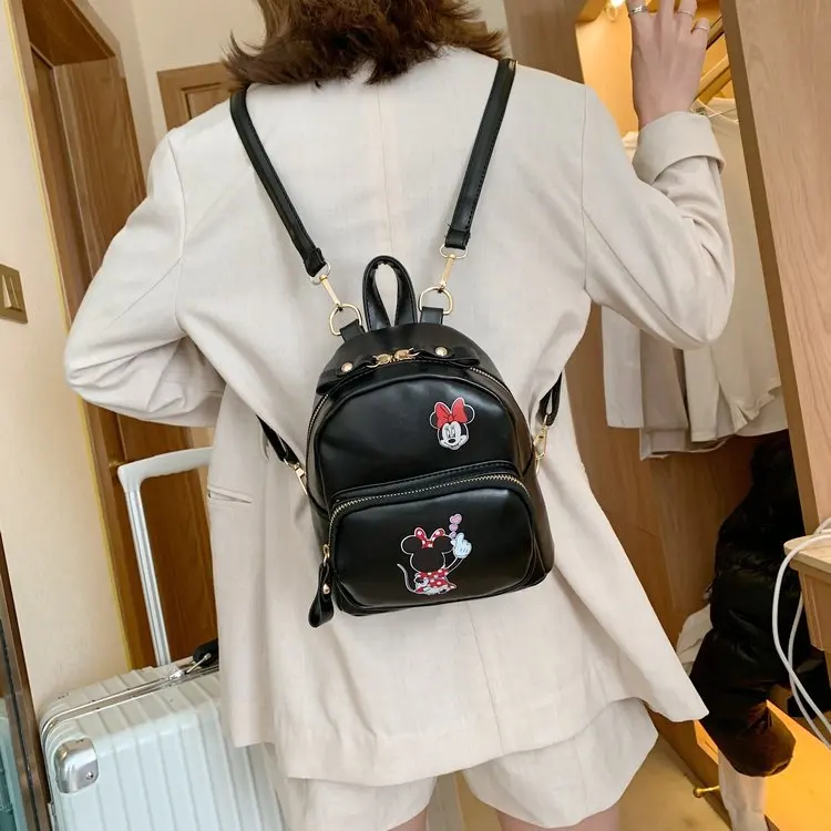 

Disney new anime cartoon student school bag messenger handbag girl multifunctional waterproof travel bag