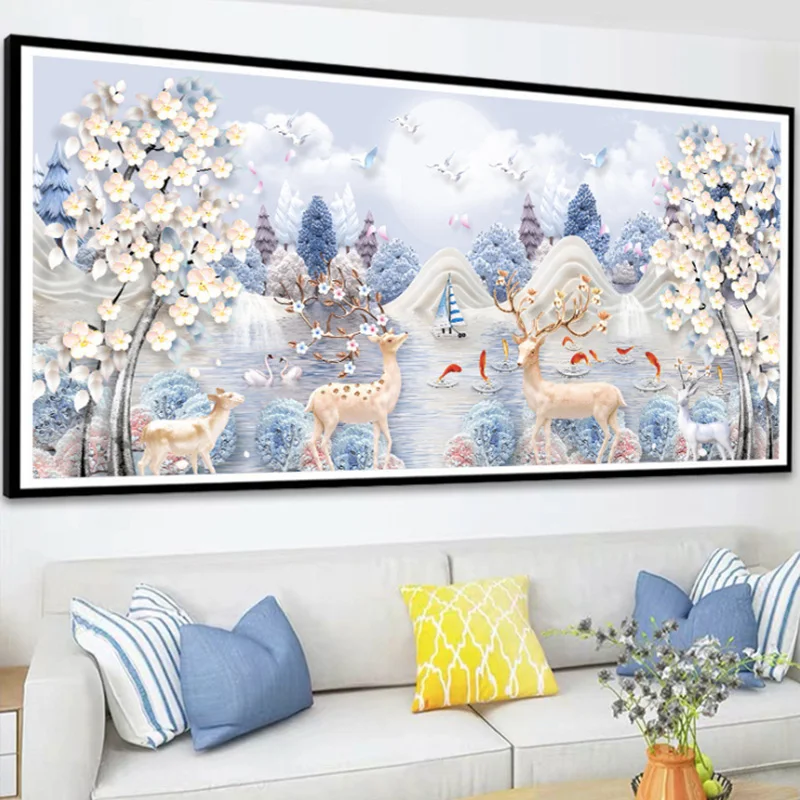 Алмазная 5d-картина сделай сам | Дом и сад