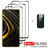 poco m3screen protector for poco m 3 pro 5g tempered glass film pocophone f3 camera protection poco x3 nfc xiaomi poco m3 glass