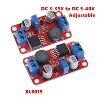 2pcs xl6019 step up dc to dc 3 35v to 5 40v amp adjustable converter power supply module 5a max step up power supply converter
