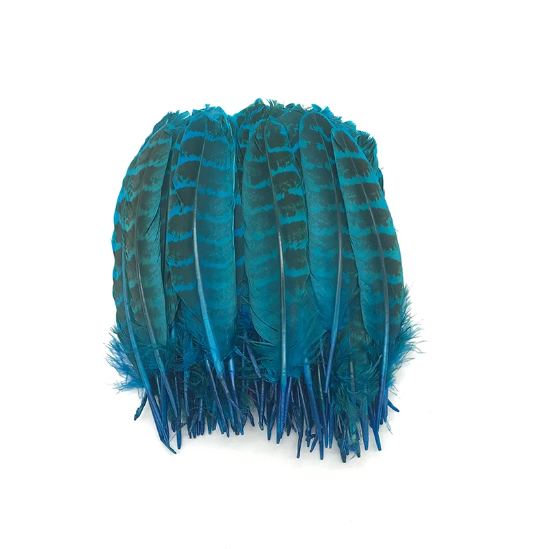 

100Pcs/Lot High quality Dyed Pheasant Feathers Chicken Feather Plume Diy jewelry Campanula Dance clothing Decorative