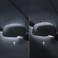 2pcs car decorative rearview mirror protective shell for for mercedes smart 453 fortwo forfour exterior sticker car styling