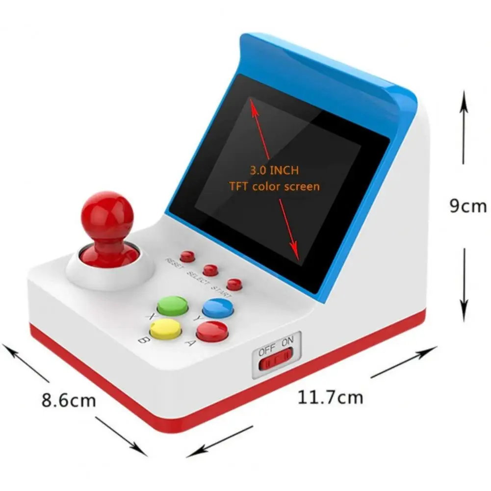 

Handheld Game Console with Double Handle HD Screen Video Two Players Kids Gift Game Players Kids