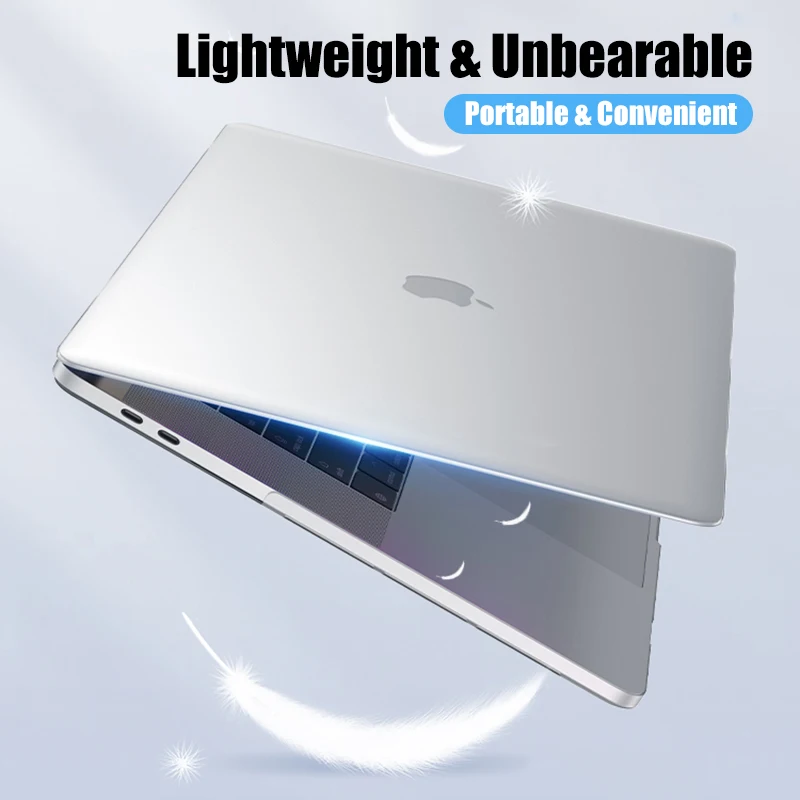 

GOOJODOQ Laptop Case For Apple Macbook M1 Chip Air Pro Retina 11 12 13 15 16 inch Laptop Bag 2020 Touch Bar ID Air Pro 13.3 Case