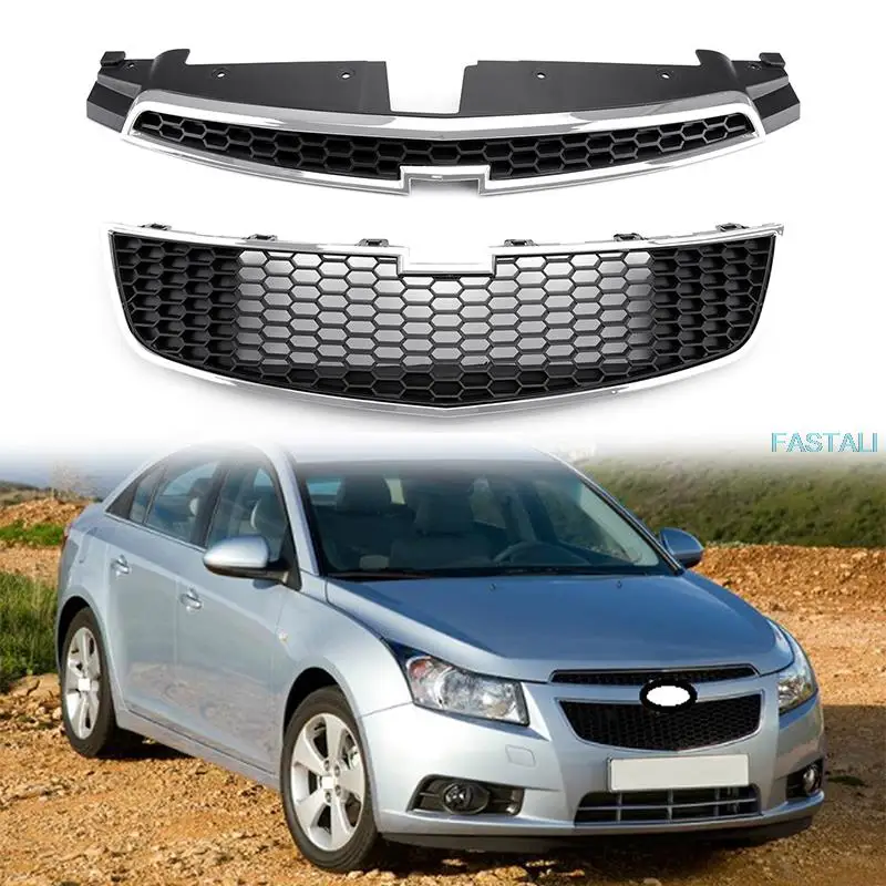 For Chevrolet Cruze 2009-2014 upper middle mesh fog lamp frame front bumper grille decoration modification replacement | Автомобили и