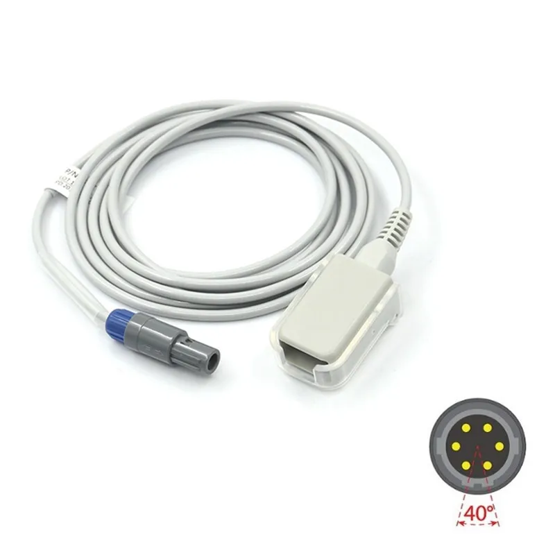 

Mindray Datascope SpO2 Sensor Extension Cable Adapter Nellcor Technology 0010-20-42594