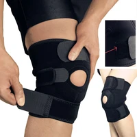 1pc knee brace support sleeve adjustable open patella stabilizer protector nylon wrap for arthritis meniscus tear running sports