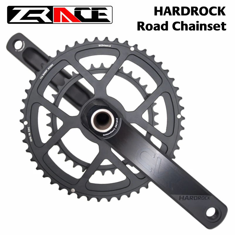 

ZRACE HARDROCK 2 x 10 /11/12 Speed Road Chainset Chain Wheel crank protector, 50/34T, 165mm/170mm / 172.5mm / 175mm, Cranksets