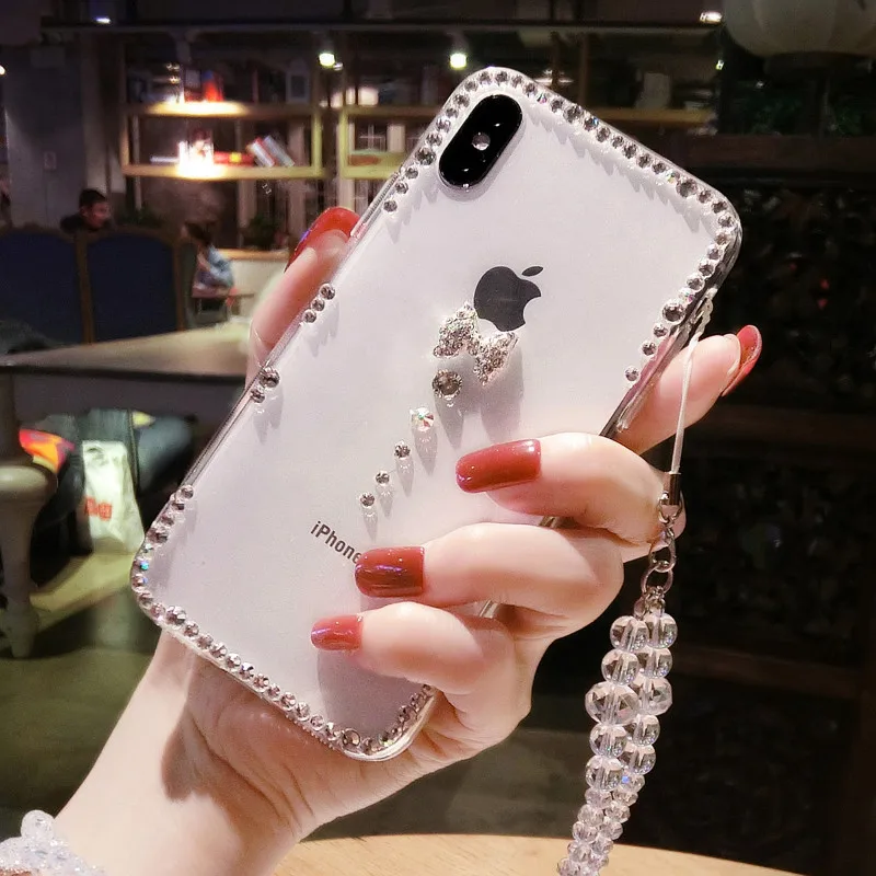Для HuaweiP9 P10 P20 P30 PLUS LiTE Mate10 20 30 Pro Lite Роскошный милый галстук-бабочка со стразами