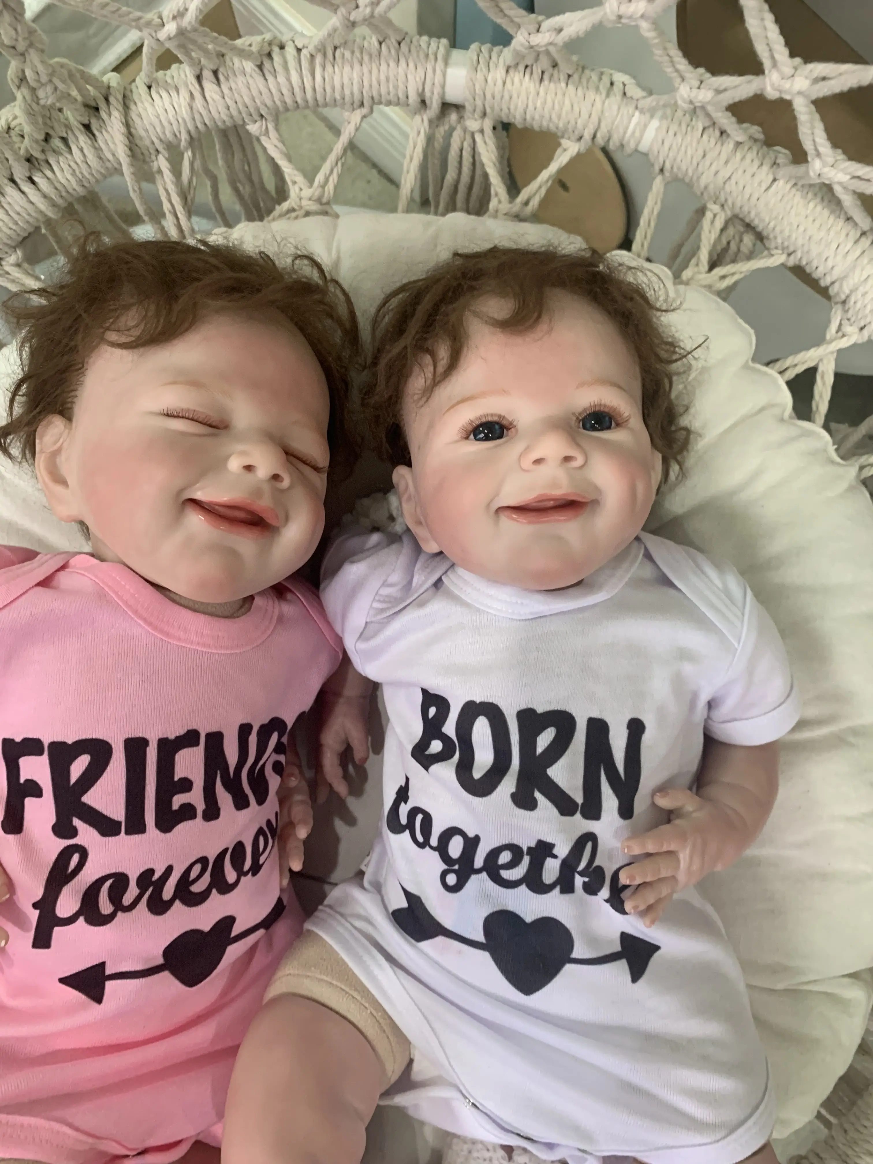 Оригинальная кукла NPK с новым лицом очень милая кукла-младенец близнецы мягкая на