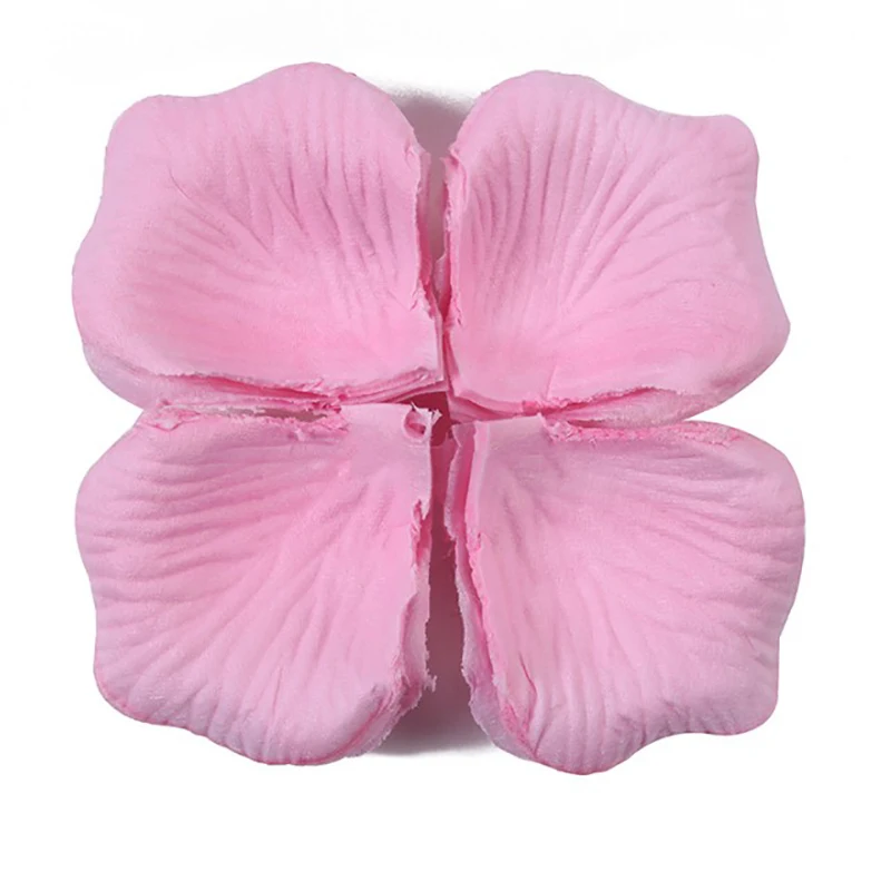 Pink 500 шт./упак. романтические искусственные розовые лепестки Свадьба Роза цветок Романтический шелковые лепестки роз для Свадебные украшения - Цвет: Pink