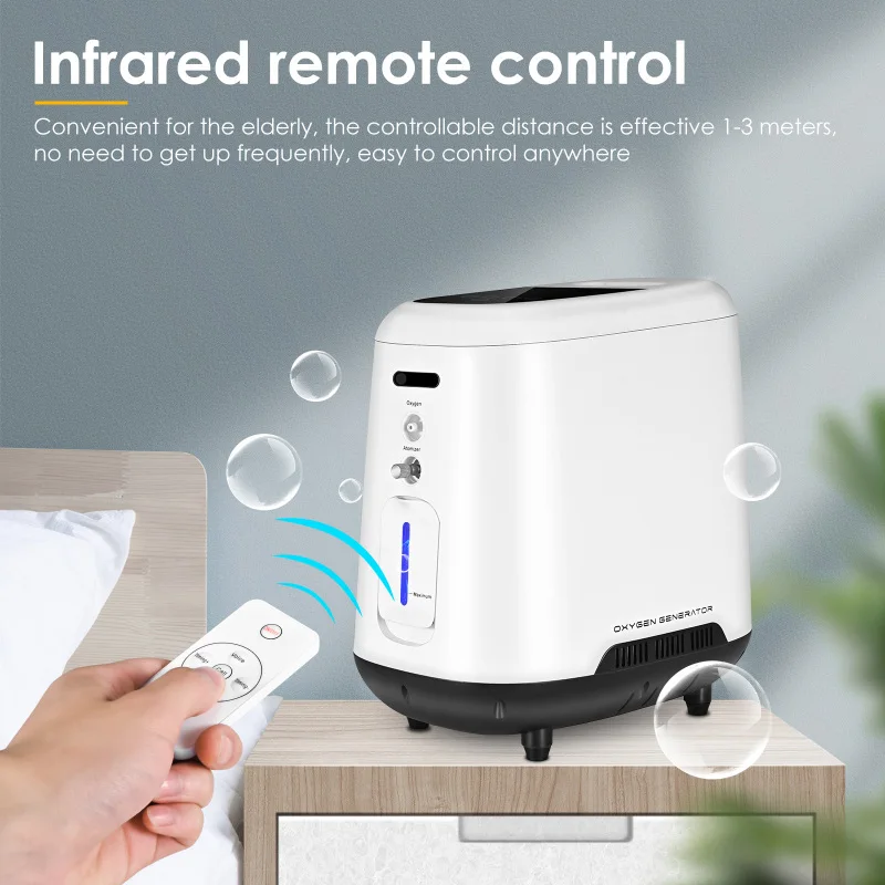 

1-7L/min 48 Hours Working Oxygen Making Machine Portable Oxygen Concentrator Machine Generator Without Battery Air Purifier