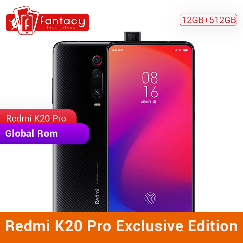 Privilege Edition Xiaomi Redmi K20 Pro 12 Гб 512 ГБ Snapdragon 855 Plus мобильный телефон 6 39 дюймов AMOLED 48MP