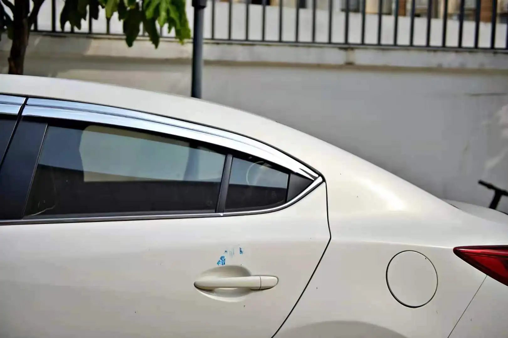 Хромированный козырек для дверей и боковых окон дефлектор защиты от солнца дождя