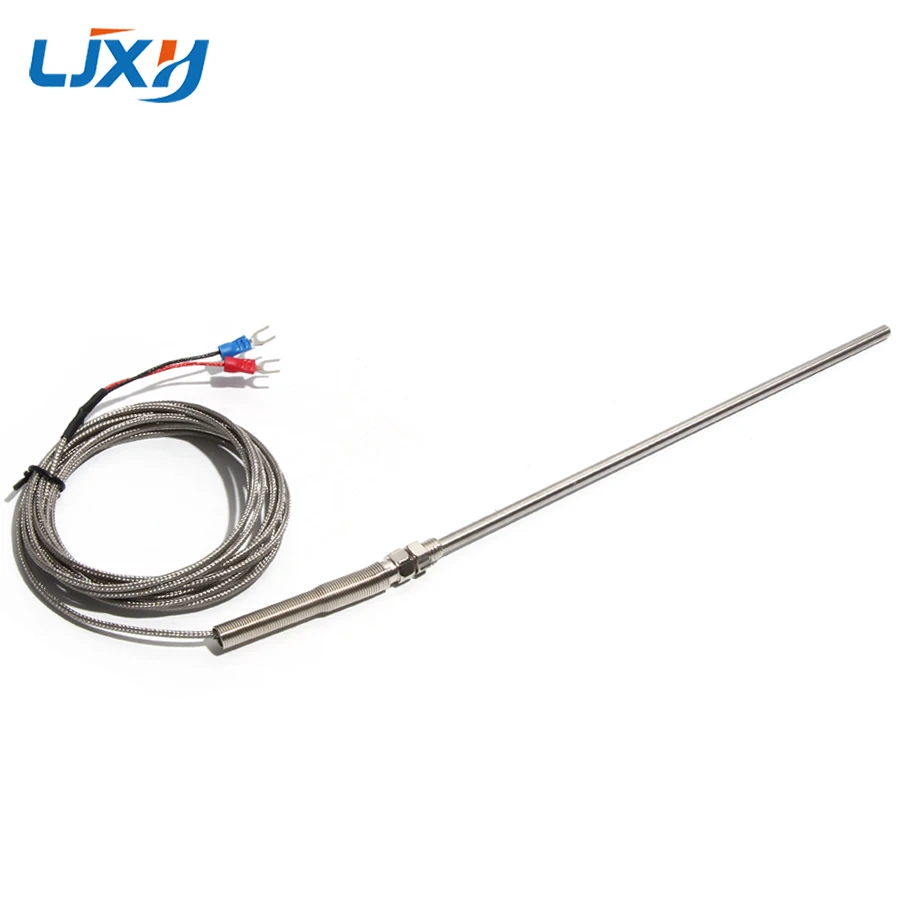 LJXH 5mm Dia 50~200mm Probe Type K-type Thermocouple with Temperature Sensing Cable Sensor Shielded Wire | Бытовая техника