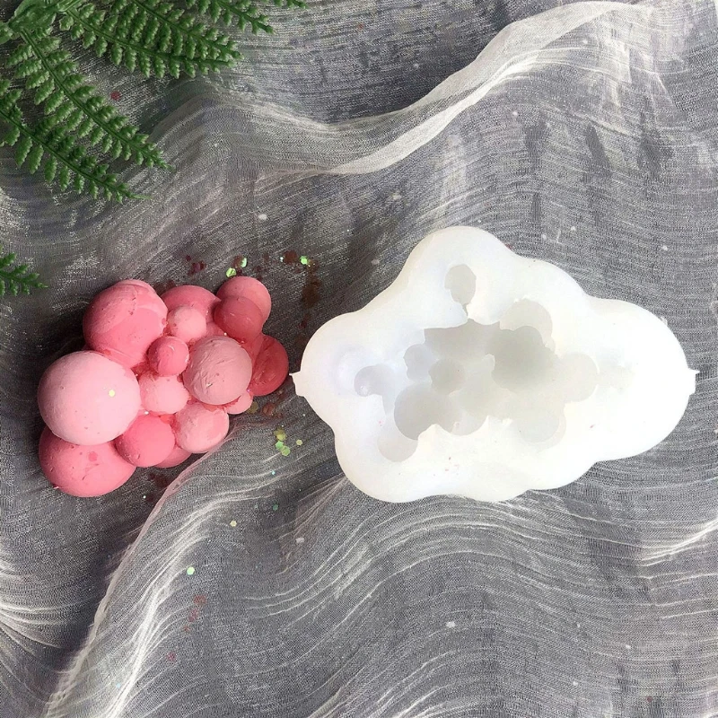 

2021 New DIY Clouds Potted Plant Epoxy Resin Mold Concrete Plaster Casting Silicone Mould