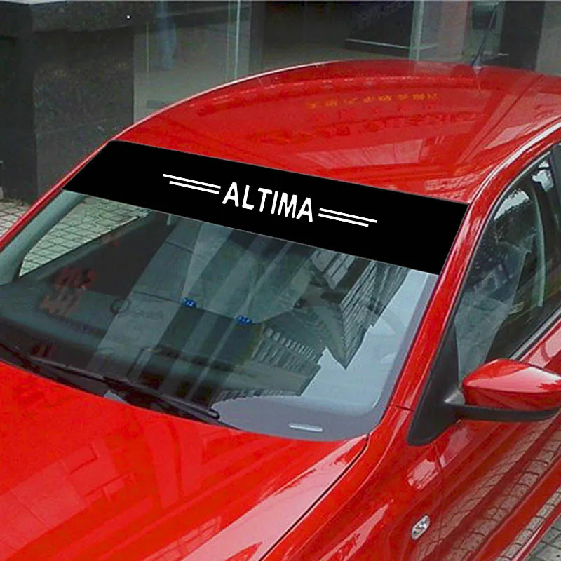 

For Nissan Altima Car Stickers Front Rear Windshield Prevent Sunlight Reflection Decoration Decals Car Accessories