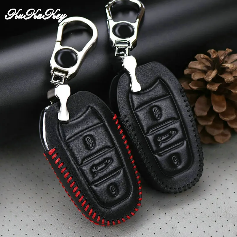 Кожаный чехол для автомобильных ключей peugeot Rifter 5008 2008 206 208 путешественник эксперт