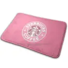 Розовый коврик, ковер, Противоскользящий коврик для входной двери в спальню, кофейный чай, кофейные зерна, розовый