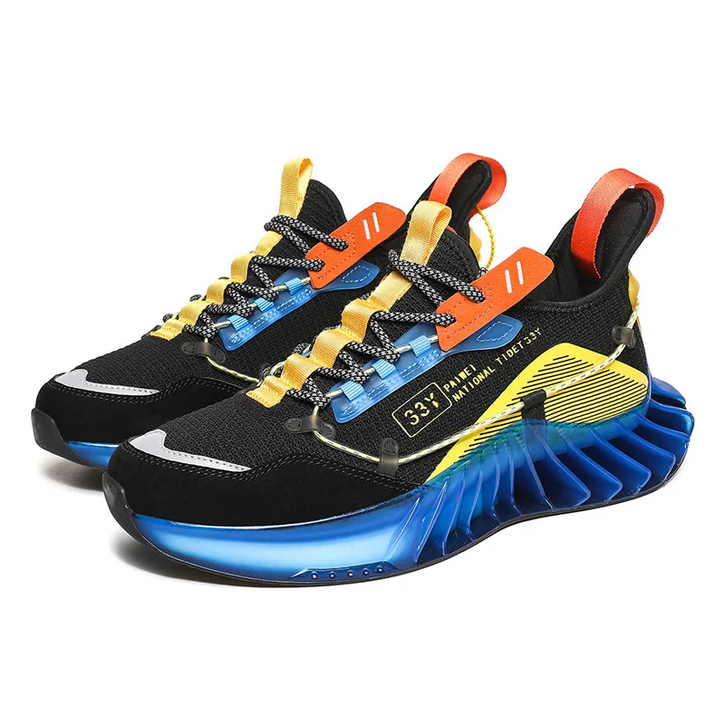 

New Shoes and Shoes Blade Casual Red Tide Sneakers Men's Bottom Net 2021 Spring Disco Outdoor Running Shoes High-End