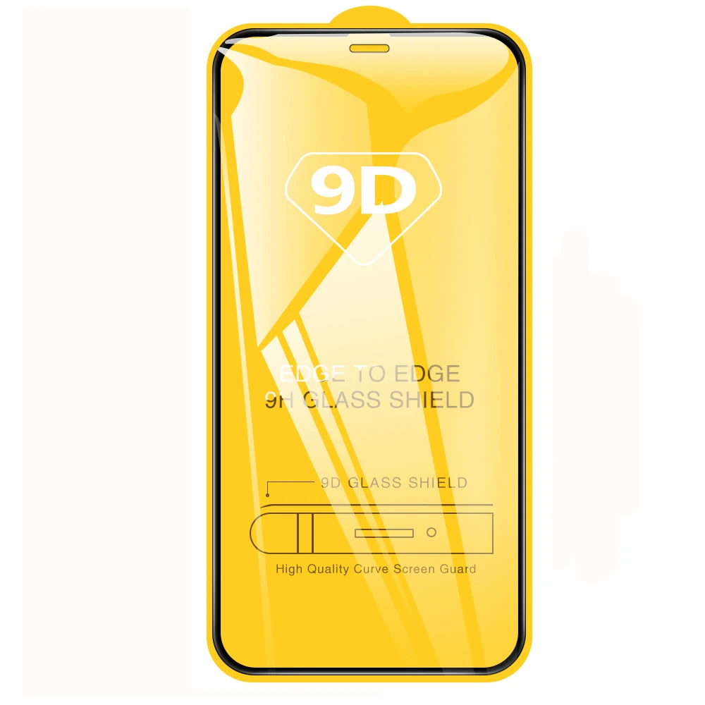 9D защитное закаленное стекло для iPhone 6 6S 7 8 Plus X XR XS Max Защитная пленка 11 Pro