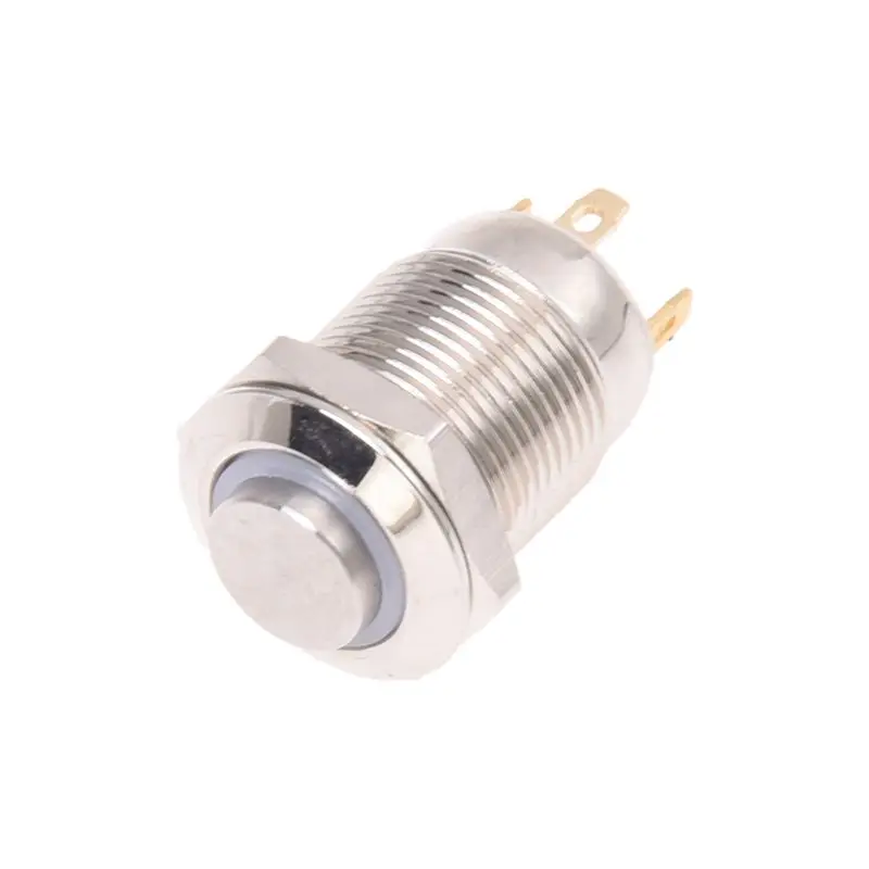 Promotion! 3V Push Button Switch Doorbell Blue LED 12 mm Silver | Строительство и ремонт