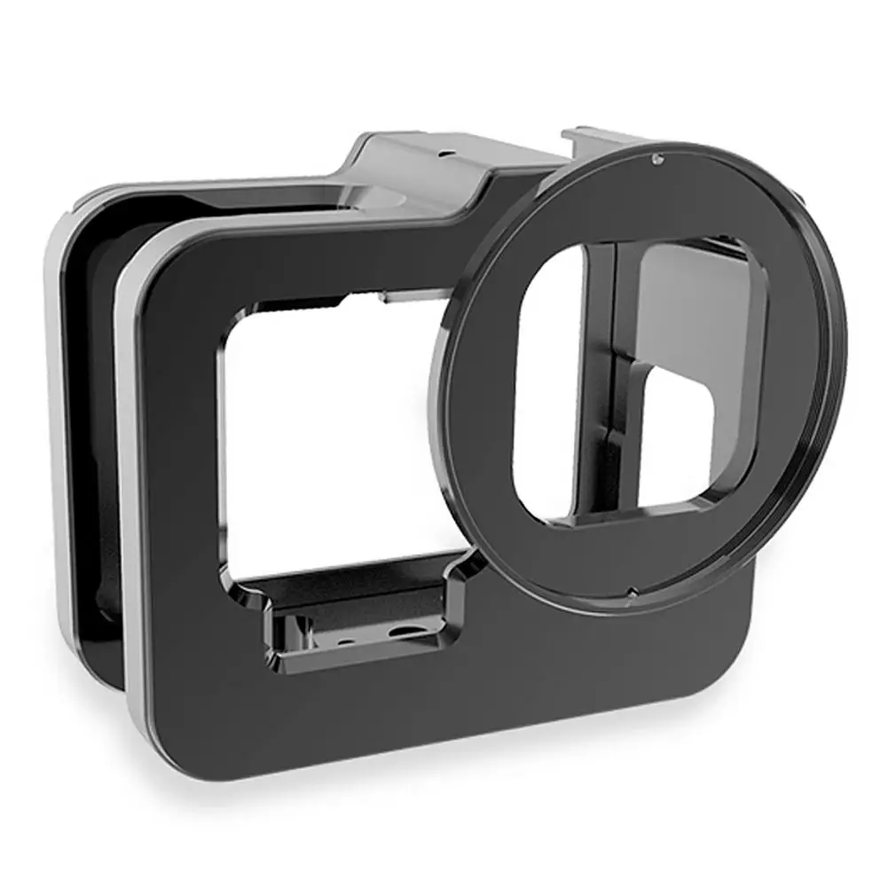 

Aluminum Alloy Protective Case For GoPro Hero 9 Black Metal Case Frame Cage UV Lens Filter For Go Pro 9 Camera Accessories