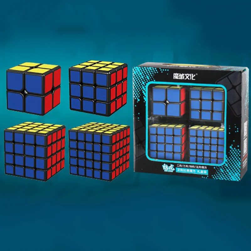 

Moyu Bundle Cubing Classroom Packing Cube Gift Box 2x2 3x3 4x4 5x5 Cube Children's Puzzle Toy Set